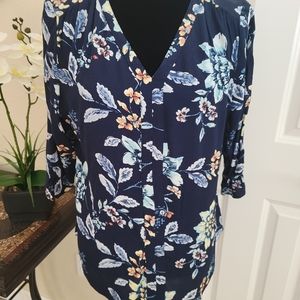 SOLD Croft and Barrow Floral Blouse